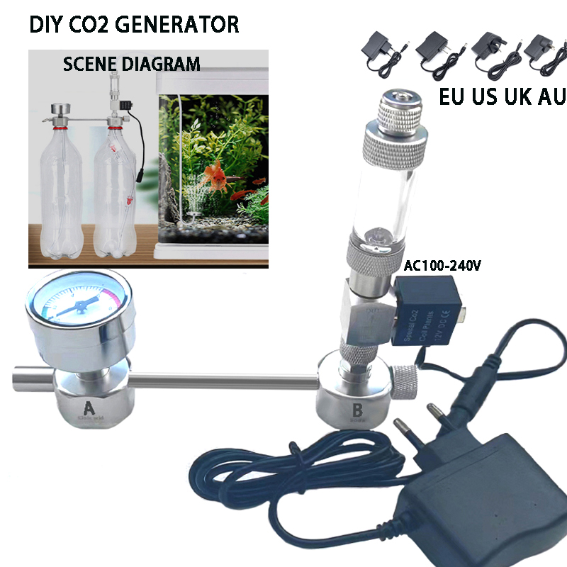 Co2 Diffuser Planted - Akvaryum DIY CO2 Jeneratör Sistem Kiti