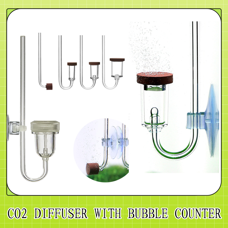 Co2 Diffuser Planted - MINI CO2 Difüzör Kabarcık Sayacı Ile