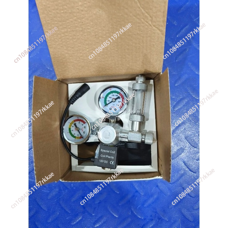 Co2 Diffuser Planted - CO2 Regülatörü Çift Göstergeli Solenoid Valf