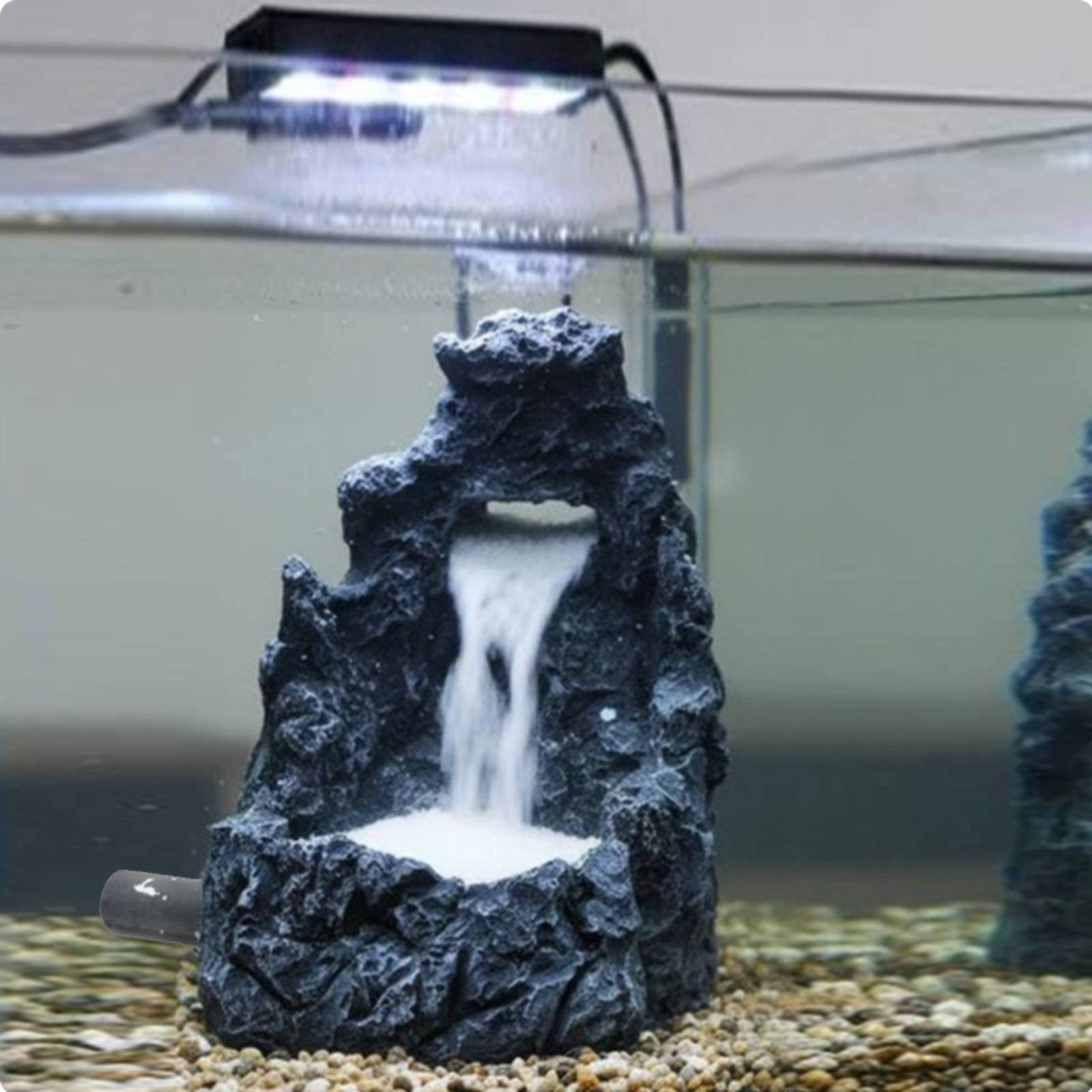 Aquarium Fish Games - Su Yaşam Alanı Kum Şelalesi Dekorasyonu