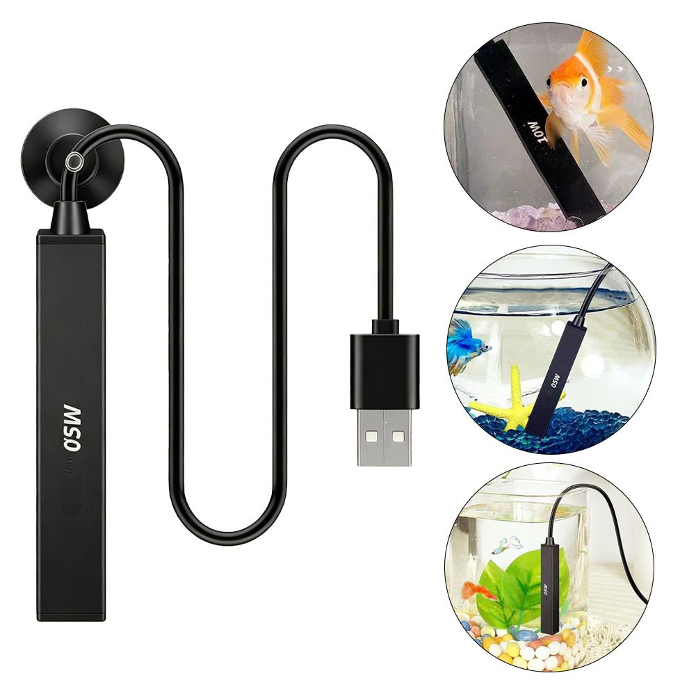 Aquarium Fish In Bowl - Mini USB Akvaryum Isıtıcı 5V Otomatik