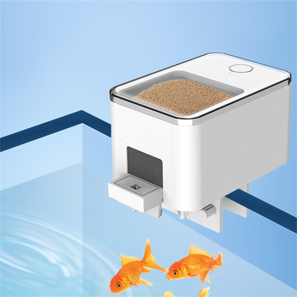 Aquarium Fish Feeder Automatic - WiFi Akıllı Otomatik Besleyici Akvaryum Japon