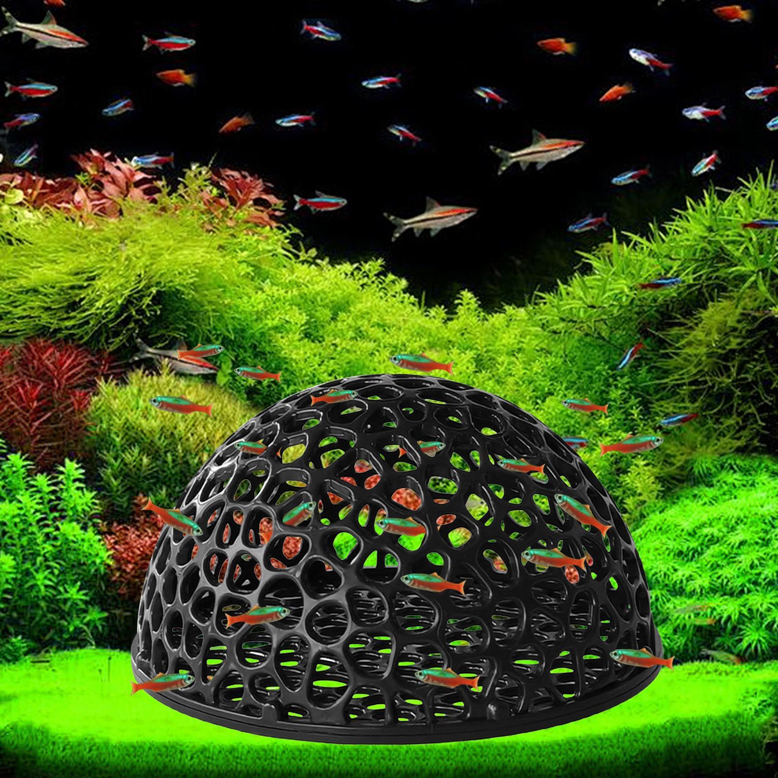 Aquarium Fish Games - Akvaryum karides evi Mağara Mini Gözenekli