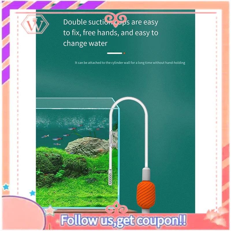 Gravel Vacuum Cleaner - Yükseltilmiş Akvaryum Vakumlu Çakıl Temizleyici, Manuel