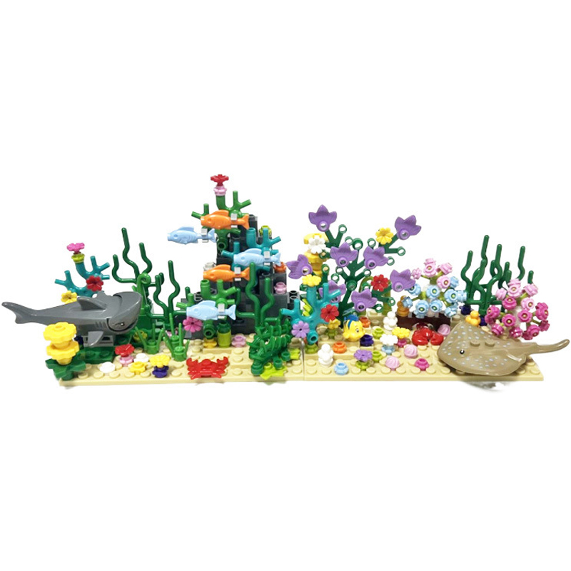 Aquarium Fish World - Şehir MOC Akvaryumu Sualtı Dünyası Bitki