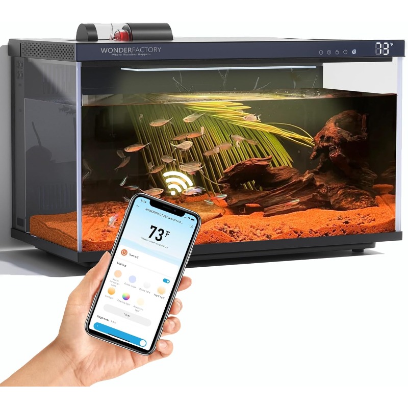 Aquarium Fish Feeder Automatic - Akıllı Akvaryum, Cam Balık Tankı, Kendi