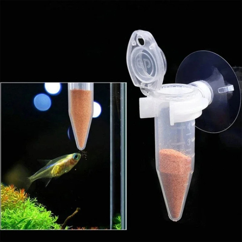 Aquarium Fish Feeder Automatic - Otomatik Balık Besleyici Koni Karides Yumurta