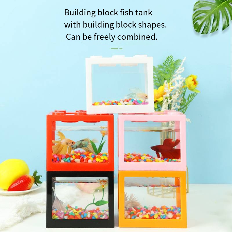 Yenilikçi Blok Şeklinde Mini A - Aquarium Fish In Bowl incelemesi ve fiyatı