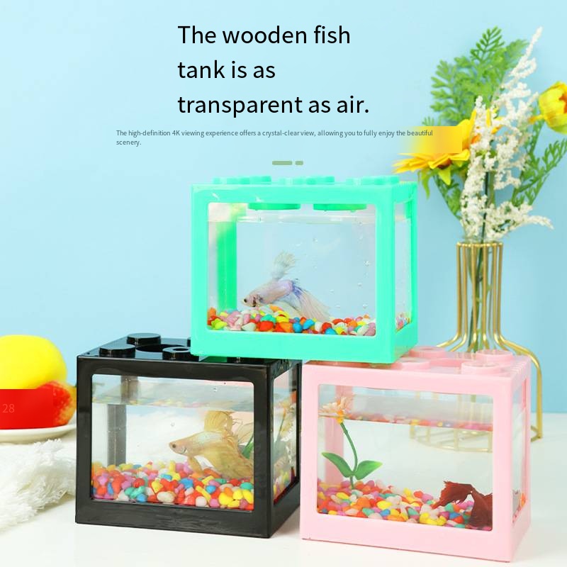 Yenilikçi Blok Şeklinde Mini A - Aquarium Fish In Bowl incelemesi ve fiyatı