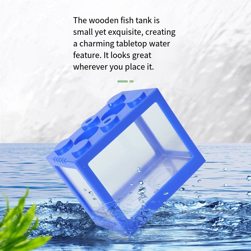 Yenilikçi Blok Şeklinde Mini A - Aquarium Fish In Bowl incelemesi ve fiyatı