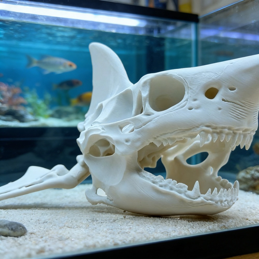 3D Baskı Köpekbalığı Kafatası  - Aquarium Fish Diseases incelemesi ve fiyatı