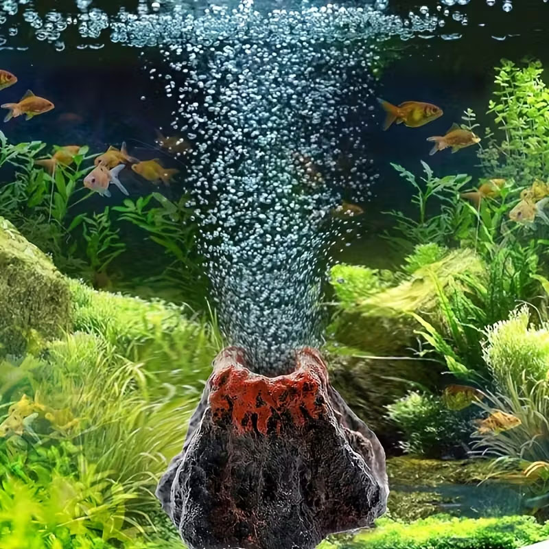Akvaryumlar için Volkanik Kaba - Aquarium Fish Games incelemesi ve fiyatı