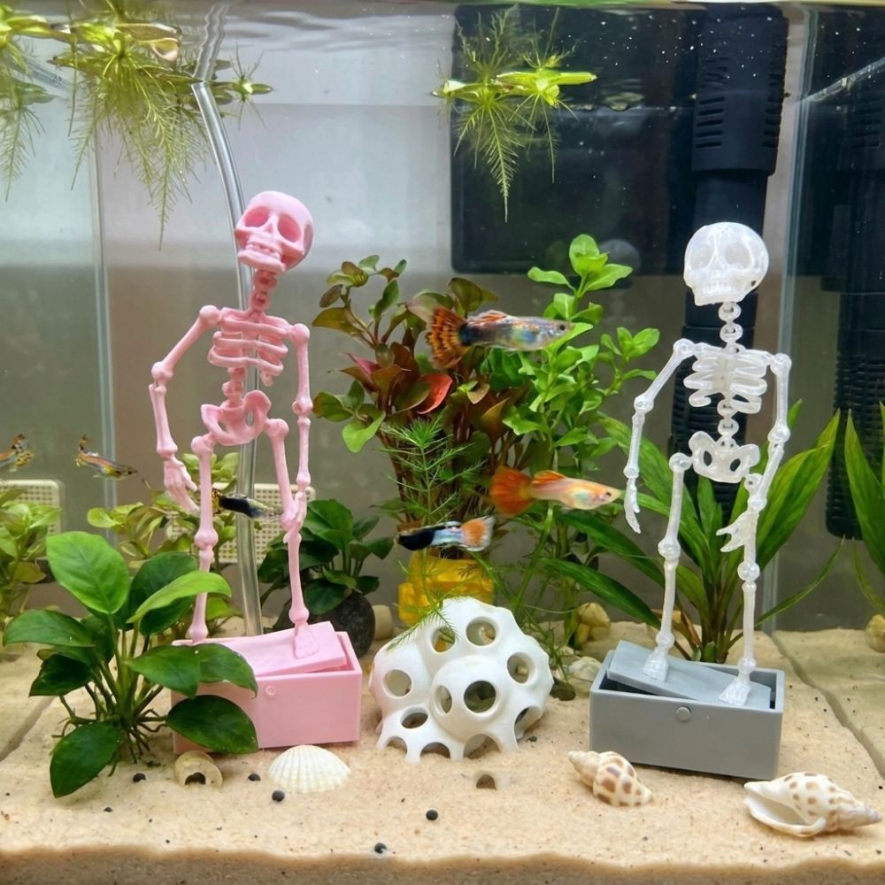 3D Baskılı Dans Eden İskelet A - Aquarium Fish Diseases incelemesi ve fiyatı