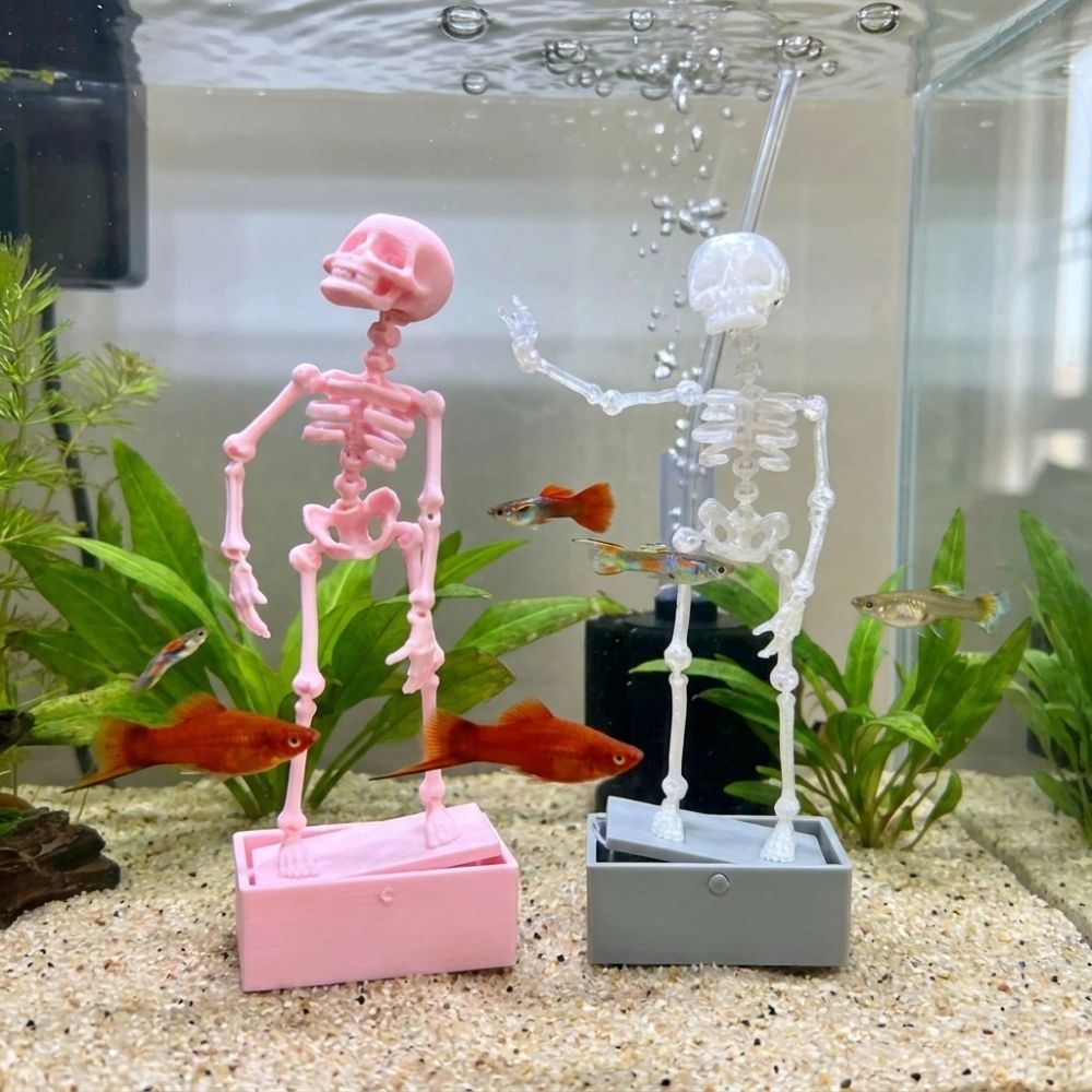 3D Baskılı Dans Eden İskelet A - Aquarium Fish Diseases incelemesi ve fiyatı