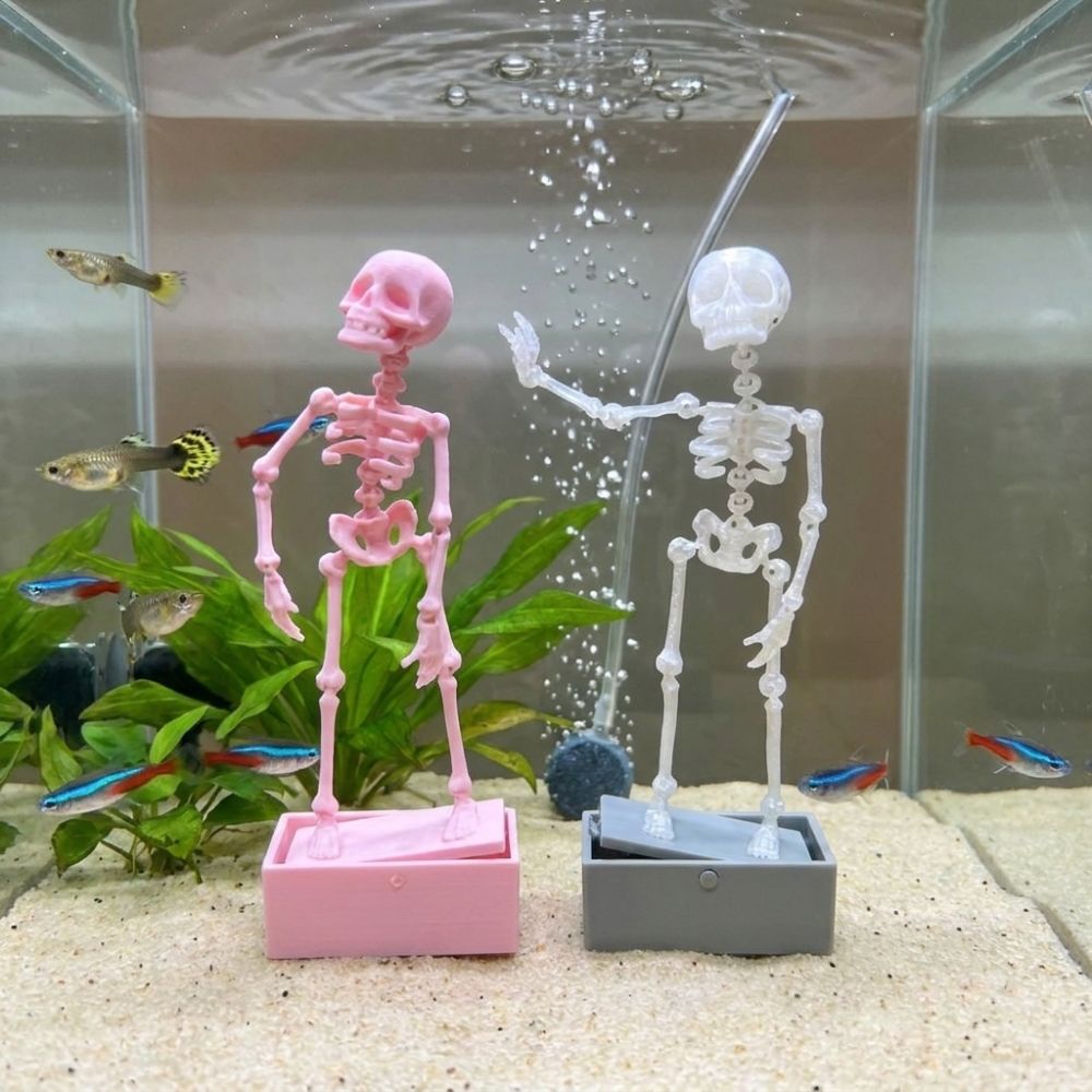 3D Baskılı Dans Eden İskelet A - Aquarium Fish Diseases incelemesi ve fiyatı