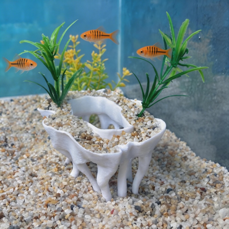 3D baskılı ağaç kökleri şeklin - Aquarium Fish Games incelemesi ve fiyatı
