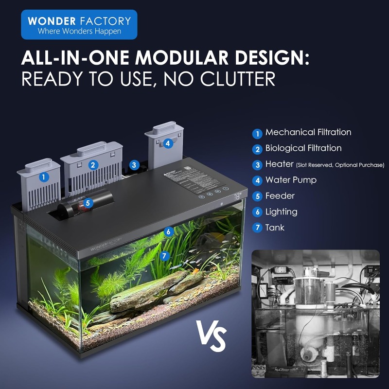 Akıllı Akvaryum, Cam Balık Tan - Aquarium Fish Feeder Automatic incelemesi ve fiyatı